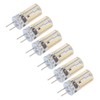 6Pcs GY6.35 LED Bulbs 5W AC 12V Warm White 2700