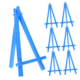 ULTECHNOVO Small Plastic Easel 3 Legs Art Easel Stand for Displaying Paintings Photos Lightweight Sturdy and Easy to Set up