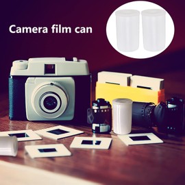 KAIAIWLUO Film Canisters, Pack of 12 35 mm Lead Home Film Canisters Plastic Canisters for Science Plastic Film Canister Camera Film Canister Black White, black+white