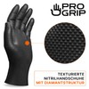 Progrip Disposable Gloves, Black, Extra Strong, Nitrile Gloves, XL, 2