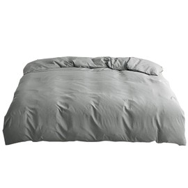 Duvet Cover, Single, 100% Cotton, Duvet Cover, Duvet Cover, 8 Places of Drawstring, Duvet Cover, Fully Washable, Antibacterial, Odor-Resistant, Anti-Mite Treatment, All Seasons, Quick Drying,