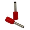 Ve1008 Punta Terminal Ferrul Rojo Calibre 18 Awg 1000 Pzas