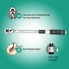 YLP Tools 4-Piece Torque Wrench Set 3/8"*10-80 FT Turn 1/4