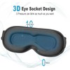 Grsta Sleeping Mask for Side Sleepers, 100% Light Blocking Sleeping