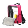 ECO CHIC Waterproof Recycled Canvas Twin Handle Backpack (Fuchsia)