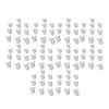 100pcs Cat Shape Paper Clips Increased Slip Resistance Rustproof Metallic