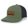 Trenz Shirt Company Mountain Scene Tamarak Pine Forest Laser Engraved