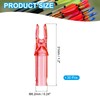 sourcing map Archery Arrow Nocks Plastic Carbon Arrow Inserts .244"/6.2mm