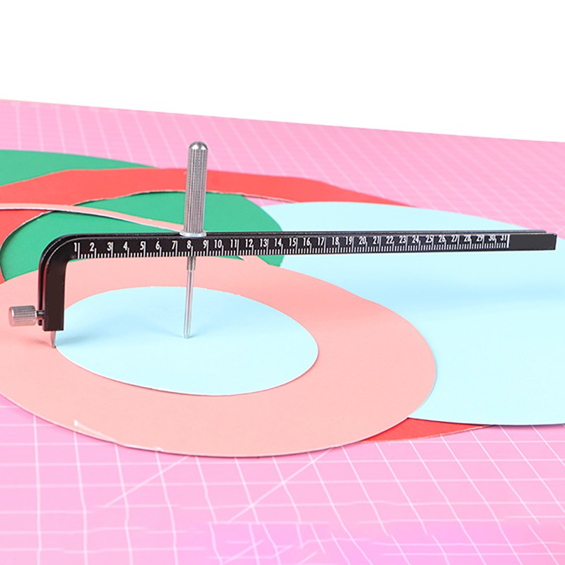 Circle Cutter Aluminum Alloy Circular Cutter Adjustable Cutting Diameter Circle