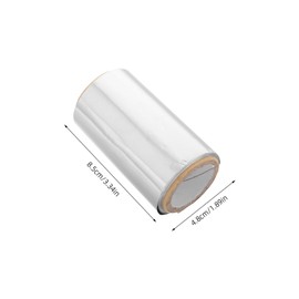 IWOWHERO 2 Rolls Hair Bleaching Aluminum Foil Paper Wrap for Hair Salon Hair Dyeing Perming Equipment Hair Curl Papers Hair Perm Papers Hair Tools Wrapping Paper for Hair Foil Art Silver