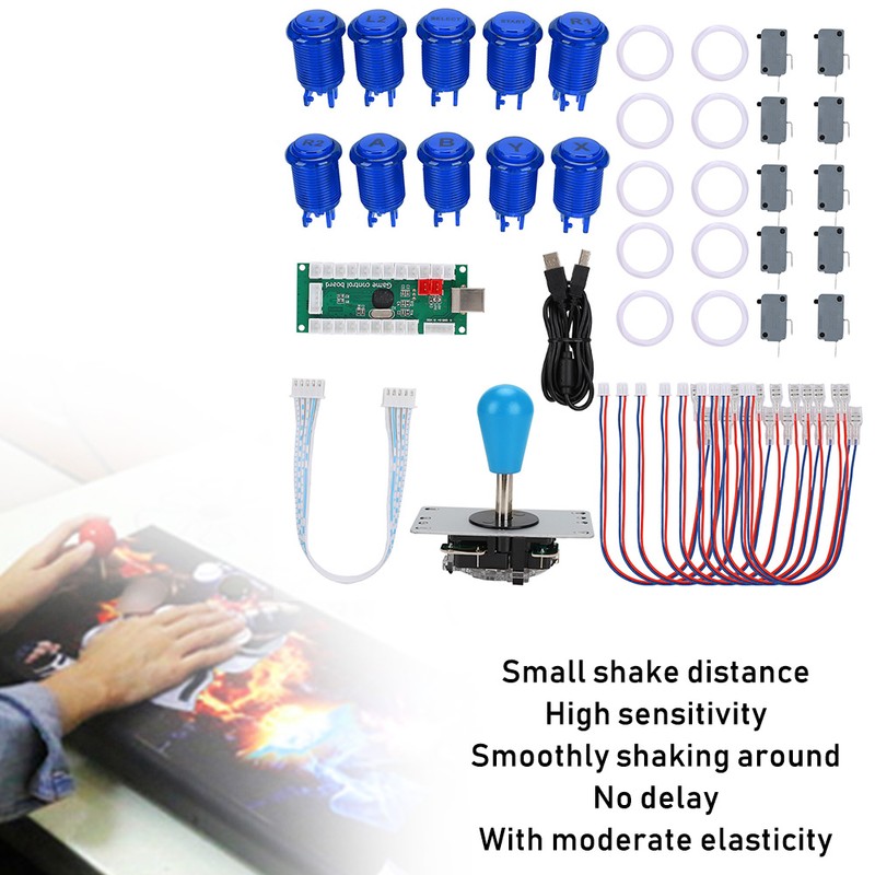 CY-822C DIY Arcade Game Buttons Joystick Rocker Controller Kit Without