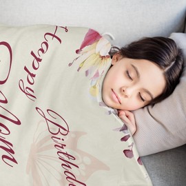 Birthday Gifts for Women Mom Blanket Mom Gifts for Mom from Daughter Son Valentines Day Gifts for Mom Birthday Gifts for Mom Birthday Decorations Gifts for Moms Throw Blanket Gifts for Mom'