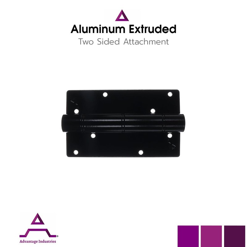 Advantage Industries Extruded Self-Closing Gate Hinge | Powder-Coated Steel Hinge