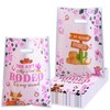 Corbekel 100 PCS Western Cowgirl Party Favor Gift Bag, Pink