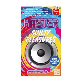 Hitster Hitster Jumbo Spiele Guilty Pleasures - EIN Party- und Kartenspiel für Erwachsene und Familien - 2 bis 10 Spieler ab 16 Jahren Deutsch