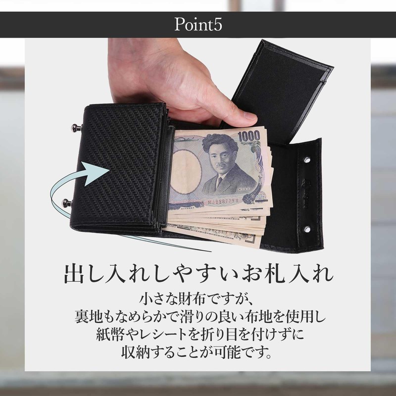 Legare Trifold Wallet with Coin Purse, Genuine Leather, Men's, Women's,