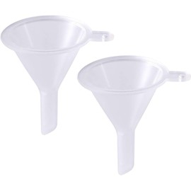 2 Pcs Mini Clear Plastic Funnel for Bottling Cosmetics, Liquids, and Oil Filling, Small Funnel for Easy Transfer of Essential Oils and Perfumes Specialty Tools