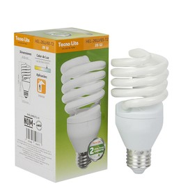 Tecnolite - Foco Fluorescente 26 W, Luz de Día, Base E27, No atenuable