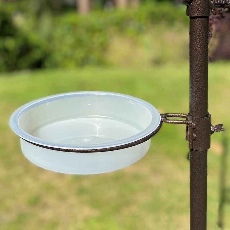 Water Dish & Bird Bath Bracket Double Pack for Metal
