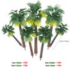 Cayway 34 PCS Model Trees Coconut Palm Model Trees, 1.7~6.7