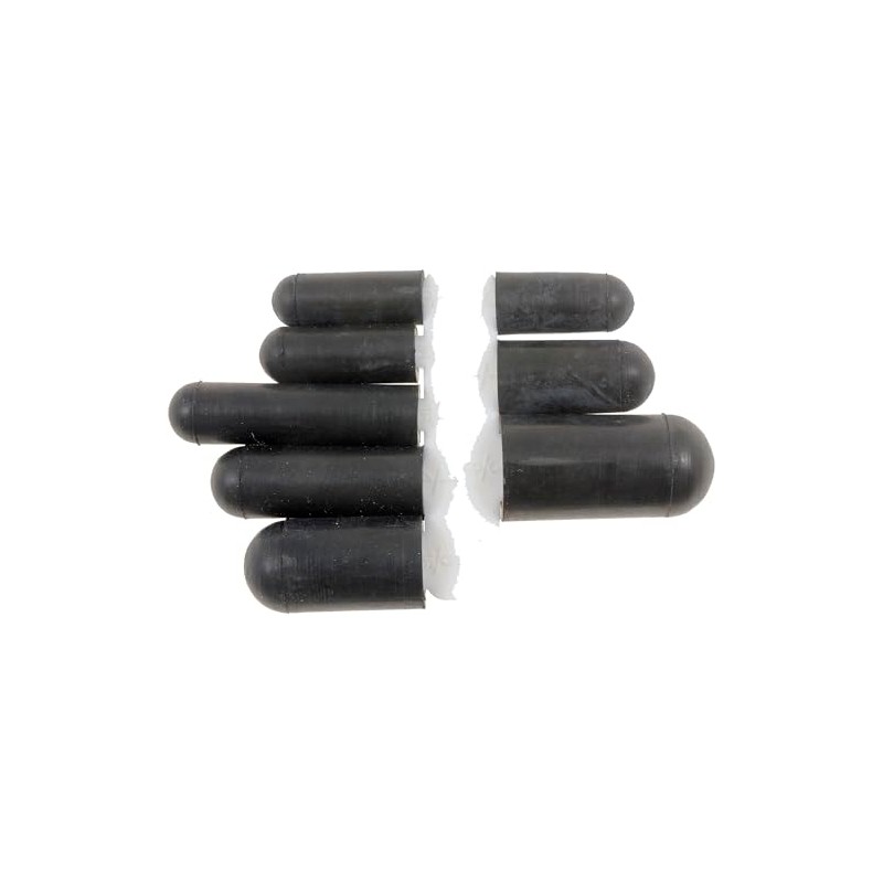 Dorman 47396 Rubber Black Vacuum Cap Assortment, 8 Piece Universal