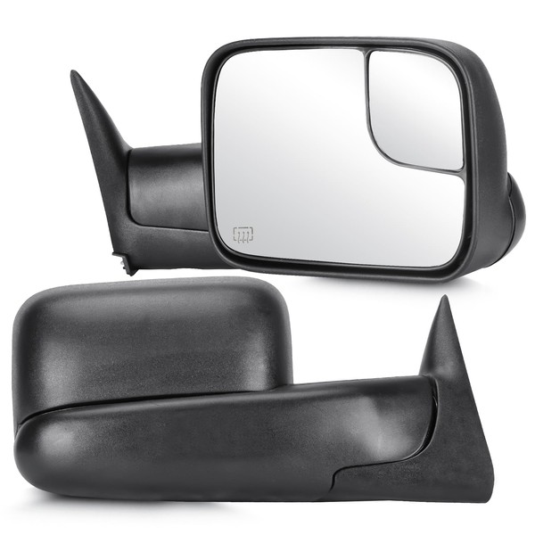 Youxmoto Towing Mirrors fit for Dodge Ram 1500 1998 1999