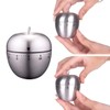 Kitchen Timer Cute Manual Stainless Steel Mechanical Rotating Alarm 60