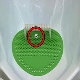 Male urinal filter, male urine cleaning strainer aim pad 10ea