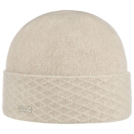 Seeberger Walk Hat with Turn-Up Hat, Wool Hat, Women's Winter Hat, beige