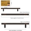 Amerdeco 10 Pack Oil Rubbed Bronze Kitchen Cabinet Pulls 5
