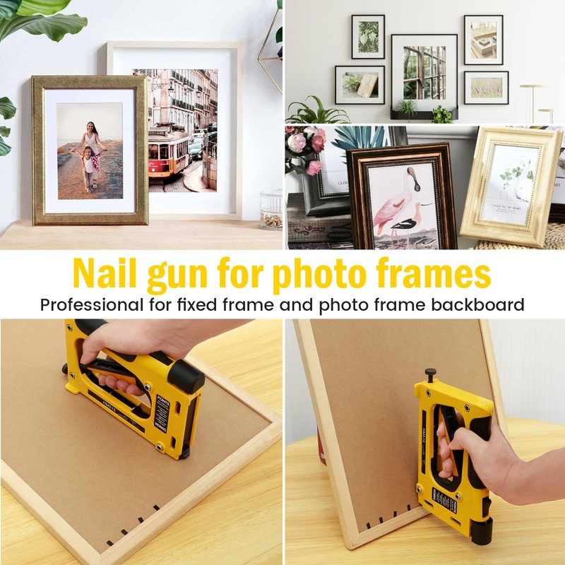 ZHAZHAMO Picture Framing Point Driver Aluminum Alloy Hand Picture Frame