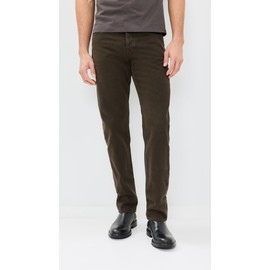 FRAME Men's The Straight Jeans, Dark Chocolate, Brown, 32