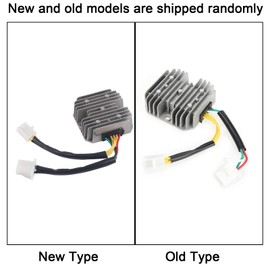 KIMISS Motorcycle Regulator Rectifier, Aluminium Voltage Regulator Rectifier for GY6 125cc 150cc 6-Wire, As shown in the picture