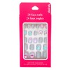 Claire's Girl's Winter Critters Square Press On Faux Nail Set