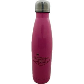 Rubies Las Vegas Stainless Steel Water Bottle (Large) (Pink)