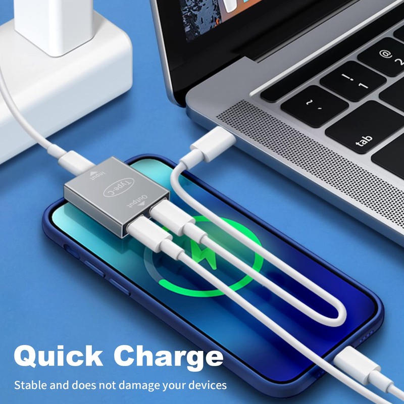 Duttek USB C Splitter, USB Typ C 1 auf 2