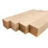 Barrington Hardwoods White Ash Lumber Square Turning Blanks (4 Pieces)