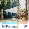ECOOPTS 13'x16' HDPE Sun Shade Sail Rectangle Canopy Shades for