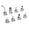 8PCS Hot Air Gun Nozzle Zinc Alloy Desoldering Nozzle Assortment