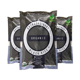Big Green Organic Food- Extraordinary Black Rice, Gluten-Free, Non-GMO, Vegan, Kosher