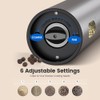 Cavir Electric Salt and Pepper Grinder Set with Charging Base,Upgraded