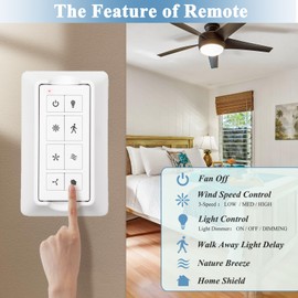 Ceiling Fan Remote Control Replacement for Harbor Breeze, Prominence