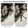 HDBUBALUS Motorcycle Jack Kickstand Wheel Support Side Stand Paddock Stable