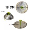 MDJ Cesto Canastilla Para Verduras Hervir Vaporiza Ajustable