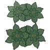 Aude Home Doilies Pack of 2 Embroidered Blankets 30 x