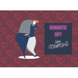 Romantic Gift: Love Coupons for Him 20 Full Color Vouchers Book for Couples Perfect Idea for Valentine's day Birthdays Anniversaries Gifts
