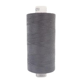 Moon Thread School Grey Spun Polyester Sewing Thread - 1000M