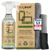 soyeco 500ml Bildschirmreinigungsspray + 3X Mikrofasertuch: 40x40cm, 30x30cm, | Reinigungsflüssigkeit