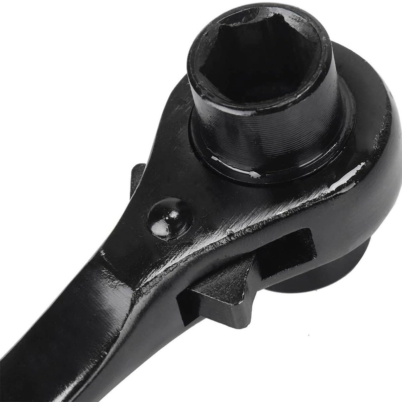 Ieron Black Ratchet Podger Spanner Quick Release Scaffold Wrench Durable