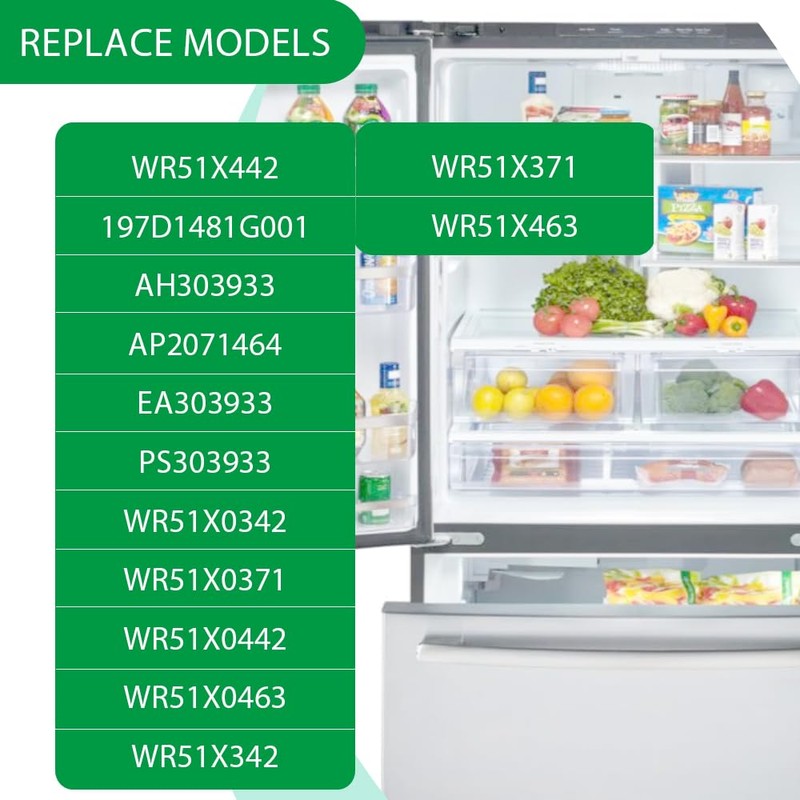 XIIW WR51X442 - Calentador de descongelación para refrigerador